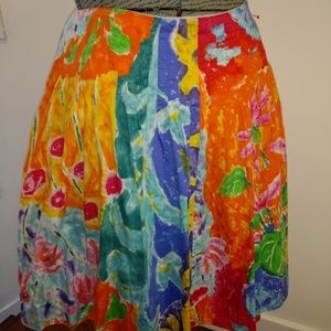 Watercolor Skirt 16W